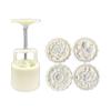 Plastic Mooncake Moulds 3D Mung Bean Cake Molds DIY Mooncake Tools Plastic Material for Moon Festival DIY Mooncake