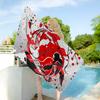 Modern Chinese Koi Tai Chi Eight Trigrams Yin Yang Bath Towel Microfiber Soft Water For Girl Kids Decorative Cartoon Beach Towel