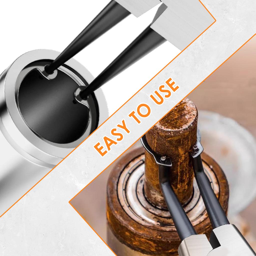 7 inch Circlip Pliers,Retaining Ring Pliersfor Removing Installing Puller Locking Rings Shafts Needle nose Pliers Remover Tool