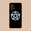 Aesthetic Pentagram Phone Case for Samsung Galaxy A56 55 54 53 52 51 36 35 34 23 16 15 5G Soft TPU Shockproof Cover