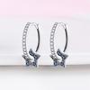 Earrings 9 Sterling Silver Premium Atmospheric Simple Star Charm Earrings