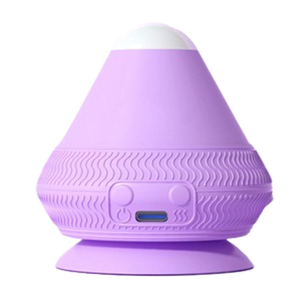Electric Adsorption Type Massager Ball Vibrate 2 Adjustable Temperature Silicone Massage Cone Relaxation Trigger Point