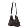 Genuine Leather Womens Shoulder Underarm Tote Bag Vintage Litchi Grain Top Grain Cowhide Crossbody Luxury Commuter Handbag