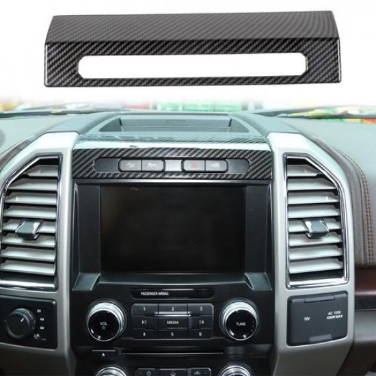

1x Emergency Light Switch Panel Trim Decor Cover for F150 2015- Carbon Fiber