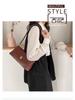 Women's Fashion Versatile French Underarm Bag - High-End, Simple, Niche Design, Hand-Held, Single Shoulder Handbag.