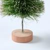 Artificial Mini Wooden Christmas Tree Blue Green White Gold Tower Pine Small Sisal Christmas Tree Tabletop Ornament Decor