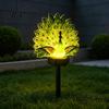 Unique Mother's Day Gift Solar Peacock Garden Statue, Outdoor Lighted Sculpture, Waterproof Powered Yard Decor LED Light for Patio Lawn Pathway