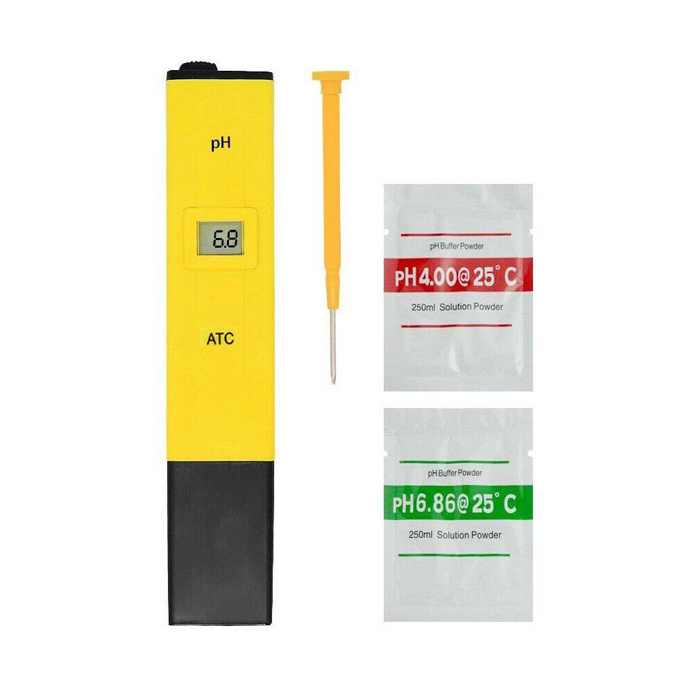 Digital PH Meter Hydroponic Pool Water Aquarium Wine Pocket Portable PH Tester