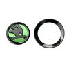Car Steering Wheel Black Emblem for Skoda Superb RS Fabia Kodiaq Karoq Octavia A5 A7 Yeti Rapid Decorative Stickers Accessories xkzm13