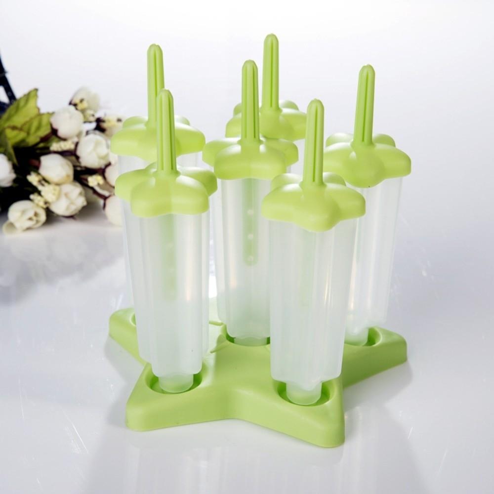 Reusable Ice Cream Molds Food Grade Plastic Homemade DIY Ice Cream Tools Easy To Fall Off Popsicle Mould Home Kitchen