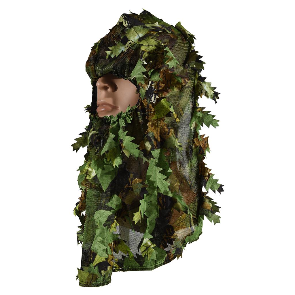 Ghillie Hunting Hat Camouflage Leaf Headgear Mosquito Net Hat Hunting Accessories for Men