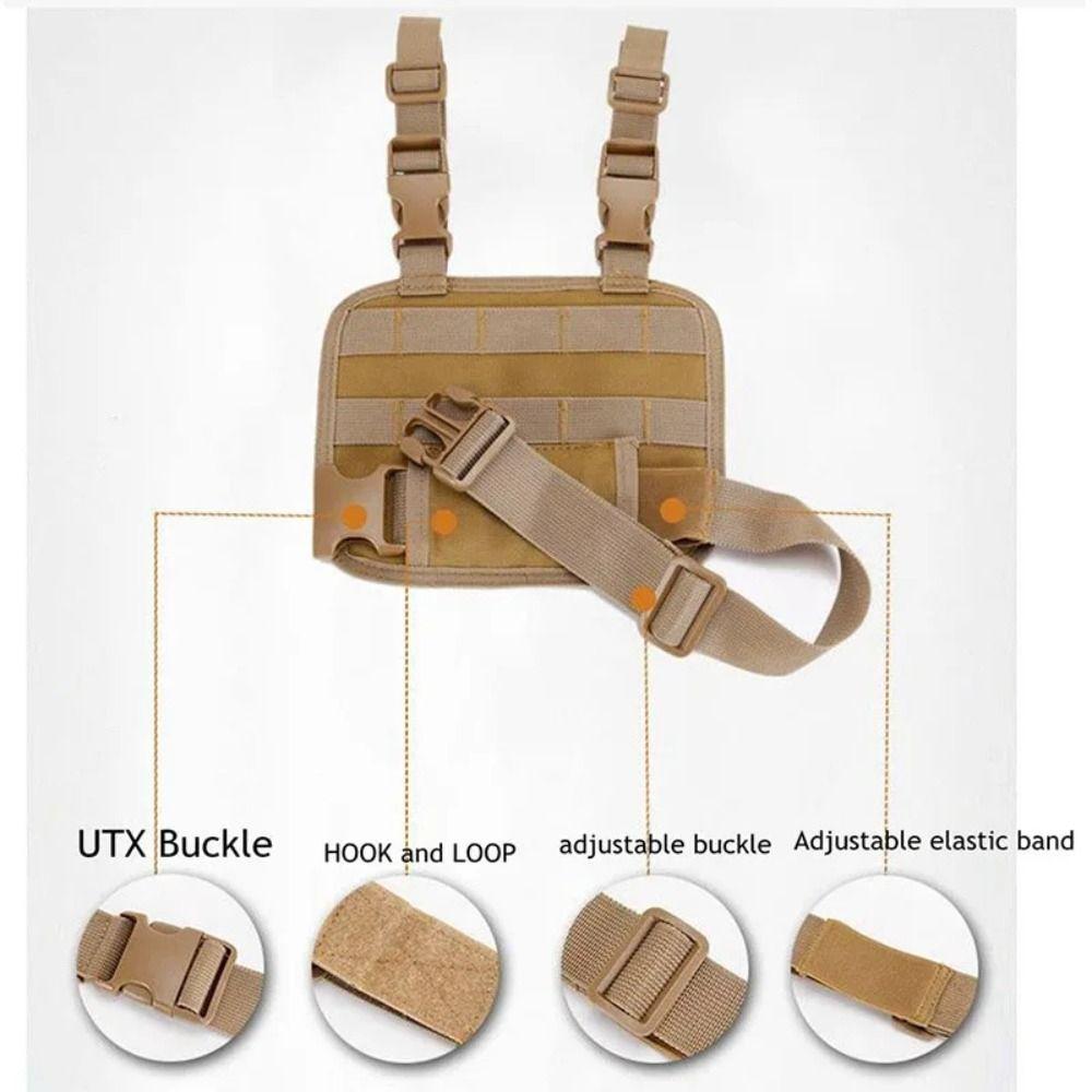 Adjustable Thigh Strap Pouch Quick Release Buckle Thigh Rig Panel Drop Leg Platform Men Male