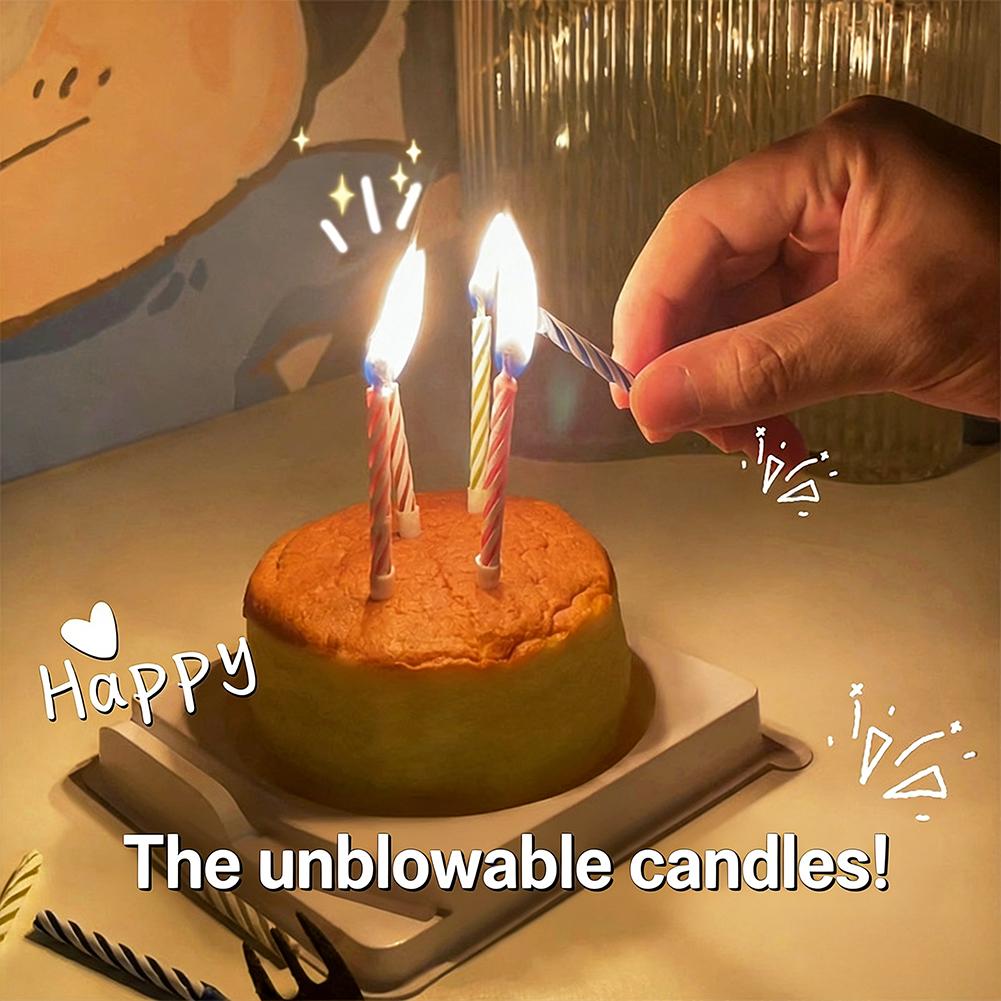 Magic Trick Birthday Candles Novelty Prank Toy Party Supplies For Youth Teens Fool'S Day Decoration