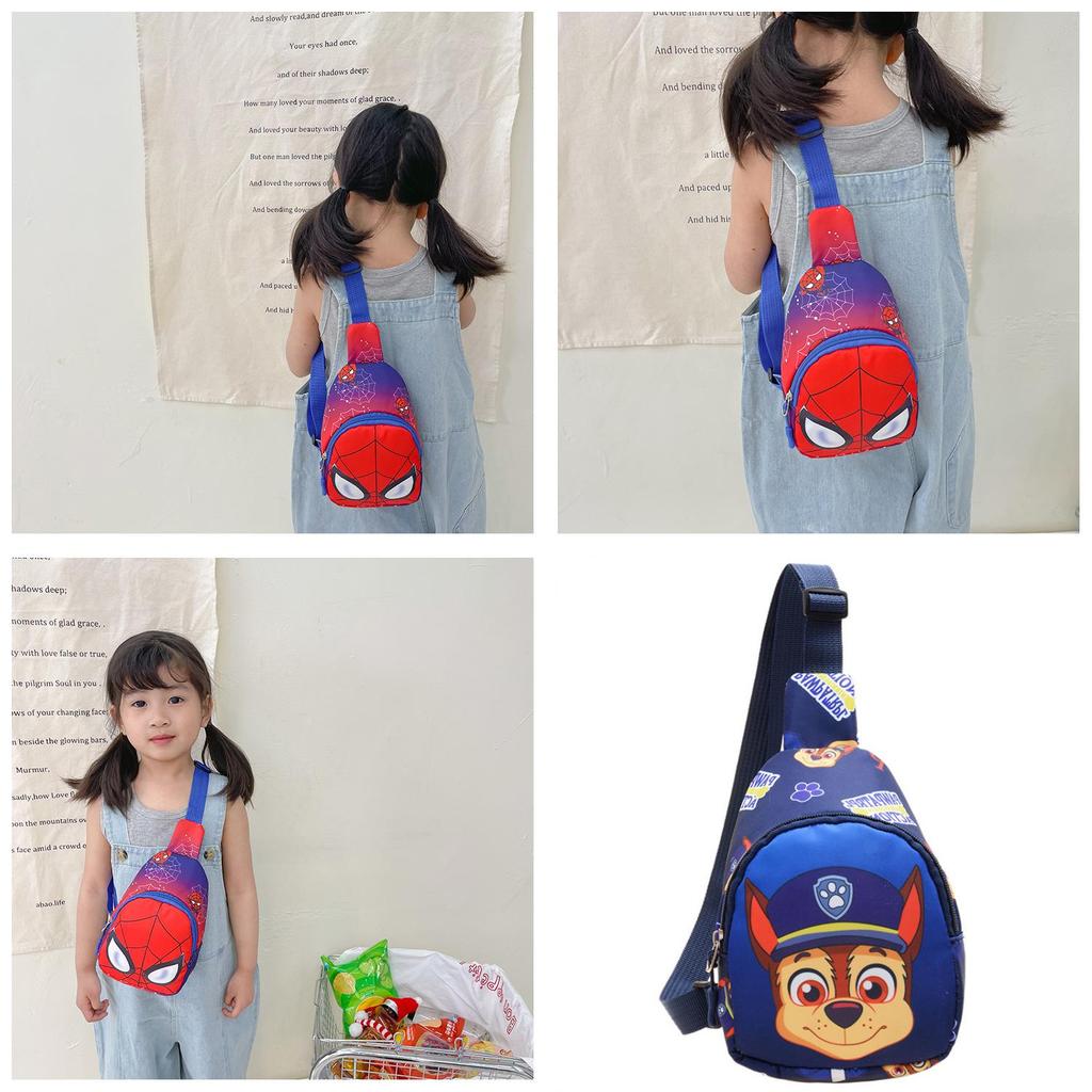 Cartoon Spider Dinosaur Kids Shoulder Bag For Boys And Girls Cute And Lightweight Perfect For Travel And Pocket Money