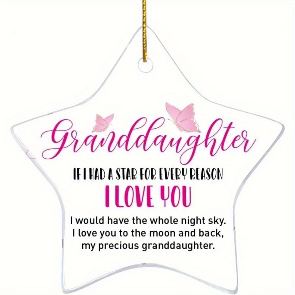 

I Love You to the Moon granddaughter gift, perfect for Christmas, birthday, and graduation. чистый