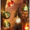 1PC 1.5m 10 lights electroplated star light string Christmas tree pendant ambient light string Interior decoration Christmas