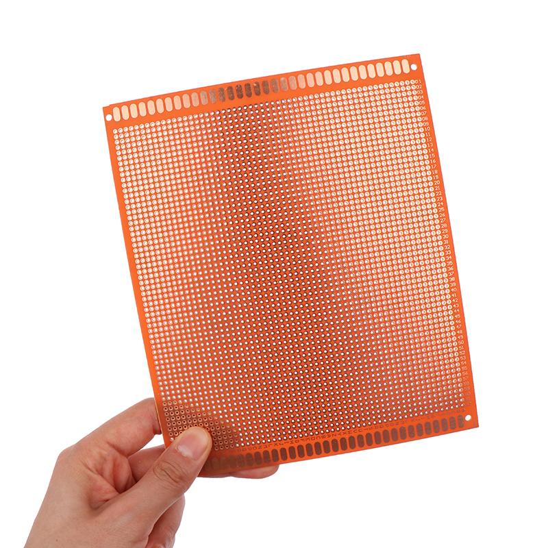 5 gab. 7*9/15*18 cm Vienpusēja prototipēšanas plate Breadboard Universālā plate Eksperimentāla Bakalīta Vara Plates Plate Dzeltena