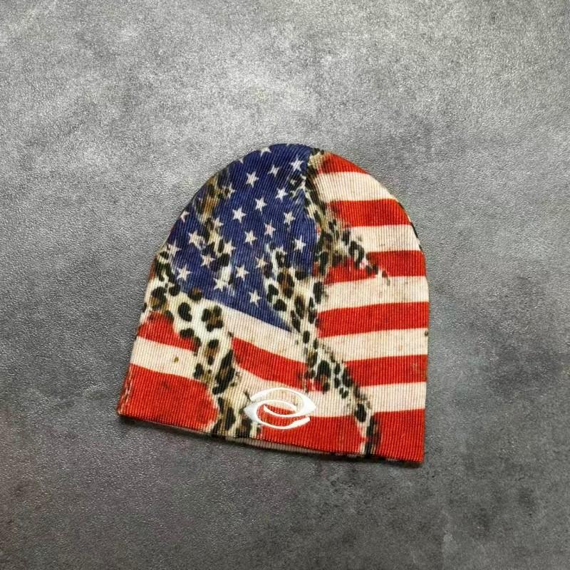 BSCI Camouflage Wool Blend Street Style Beanies Manufacturer High Quality Jacquard Skull Cap Knit Winter Hats Custom Logo