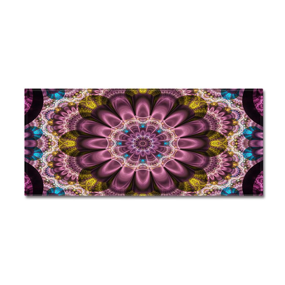 Cool Flower Pattern Sand Wardrobe Shoe Cabinet Long Floor Mat