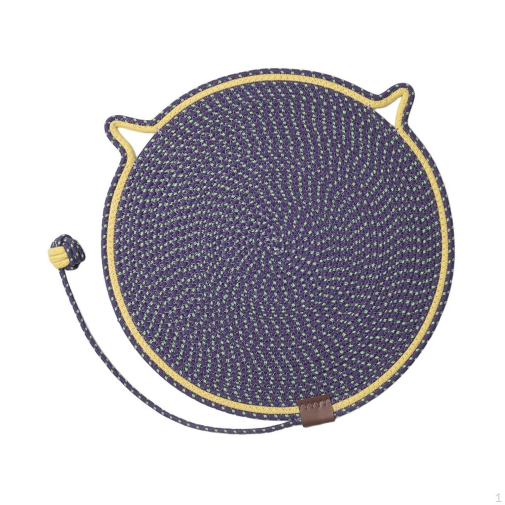 Cat Scratch Mat with Toy Ball for Indoor Play And Claw Care