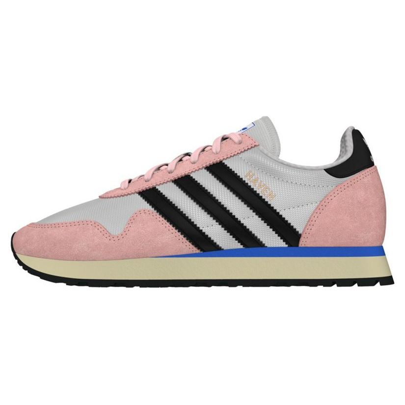 Adidas Originals Haven Cushioning Non-Slip Durable Low-Top Lifestyle Shoes Women Sneaker Pink Black BY9573