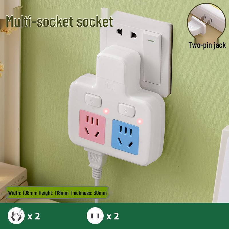 Pure Copper Multi-Function USB Power Strip with Wireless Plug Board