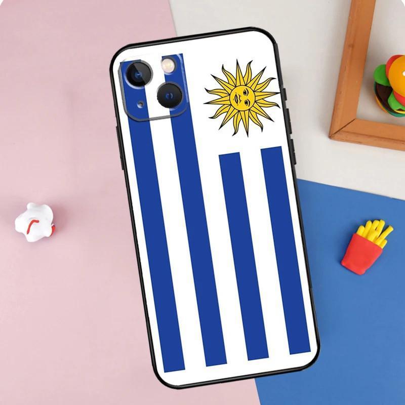 Applicable To Apple Iphone13Promax Mobile Phone Case Uruguay Flag Mobile Phone Case, Painted And Anti-Drop Huawei