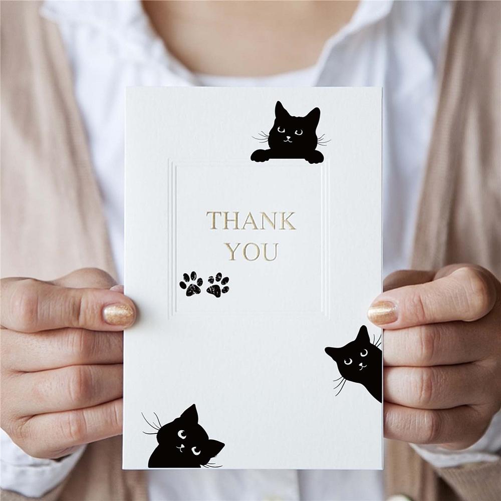 PVC Plastic Stamps for DIY Scrapbooking Photo Album Decorative Cards Making Stamp Sheets Cat Pattern 16x11x0.3cm