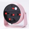 Rotatable Analog Alarm Clock with Night Light Non-Ticking Silent Battery Operated Bedroom Digital Desk Clock Children Students Birthday Gift