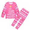 Children's Fashion Suit Skirt Round Neck Long Sleeve Top Pants