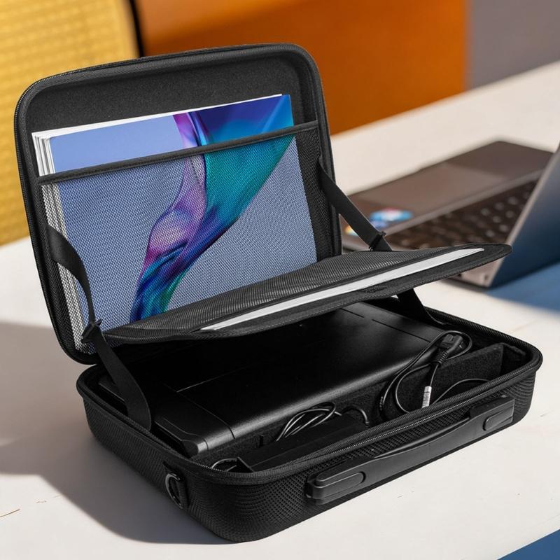 Lightweight Hard Travel Case Wireless Printer Case Portable Printer Storage Bag Easy Movement for TR160/TR150 Accessory