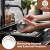 80/150/250/350/450ml 6pcs Double-Wall Insulated Glass Espresso Cups Insulated Thermal Glass Coffee Mug for Tea/Juice/Milk, Latte
