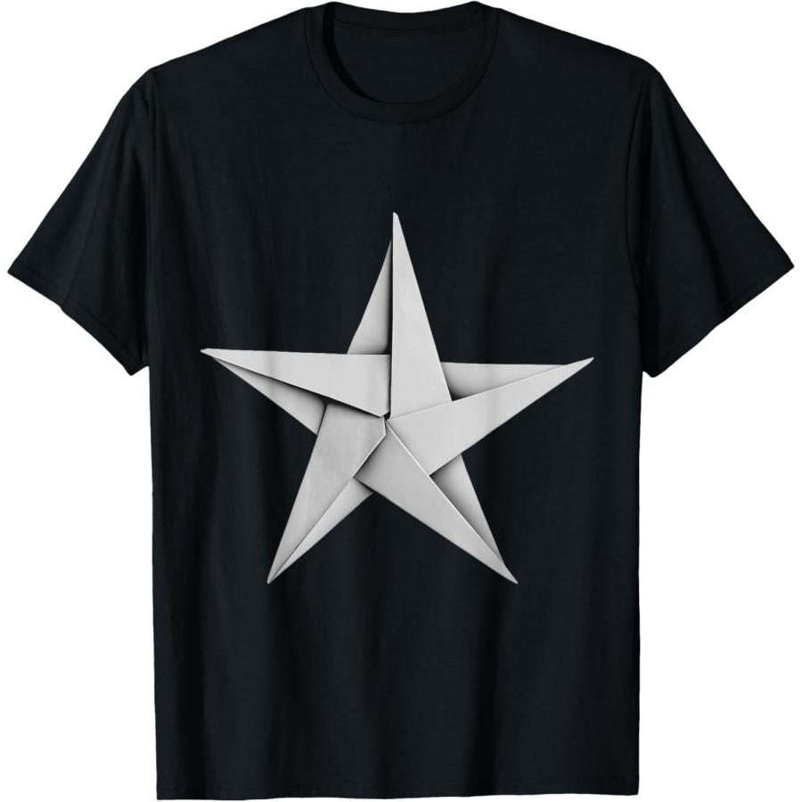 

Футболка со скульптурой из бумаги для оригами в виде звезды XXXXXL чёрный