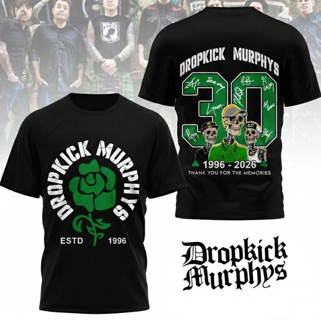 Dropkick Murphys 30th Anniversary 1996-2026 reprint shirt AN66476 XXXXL