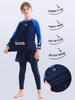 2025 Kids' Quick-Dry Boys' Long-Sleeve Rash Guard & Trunks Set