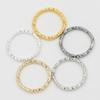 48Pcs/Lot 8-20mm Round Jump Rings Twisted Open Split Rings jump rings Connector For Jewelry Makings Findings Supplies DIY