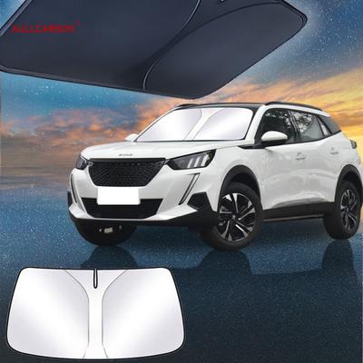 For Peugeot 2008 Auto Windshield Sun Shade Blocks UV Reflector Auto Window Visor Shield Cover Foldable Parasol 1 Piece