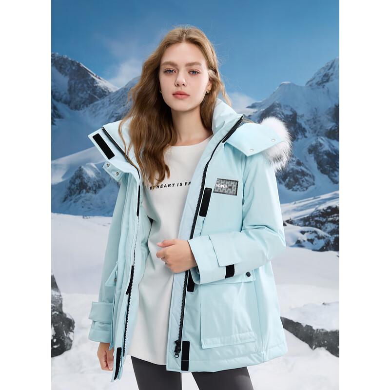 Sancai Duxing Damska Kurtka Parka Zimowa z Puchu Gęsiego 2024