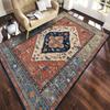 Retro Bohemian Style Carpet Home Large Area Anti Slip Sofa Coffee Table Decoration Carpet