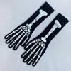 Luminous Skull Skull Claw Gloves, Halloween Glow Gloves Skull Gloves