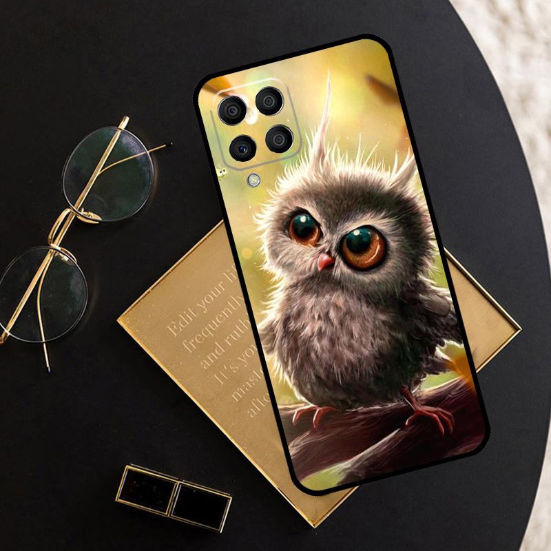 Süße Cartoon-Eule Für Samsung Galaxy M16 M06 M12 M13 M14 M15 M35 M55 M34 M54 M33 M53 M21 M31 M11 M32 M52 Hülle