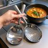 Food Contact Grade Stainless Steel Serving Spoon Filtering Soup Ladle for Restaurant Home Dinner Party