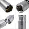 14mm &16mm Thin Wall Magnetic Swivel Spark Plug Socket 3/8-Inch Drive 12-Point Spark Plug Socket Removal Tool Access
