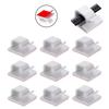 10/20/50Pcs Cable Organizer Clips Wire Winder Holder Protector USB Cable Management Adhesive Hooks Desk Clamp for Home Office