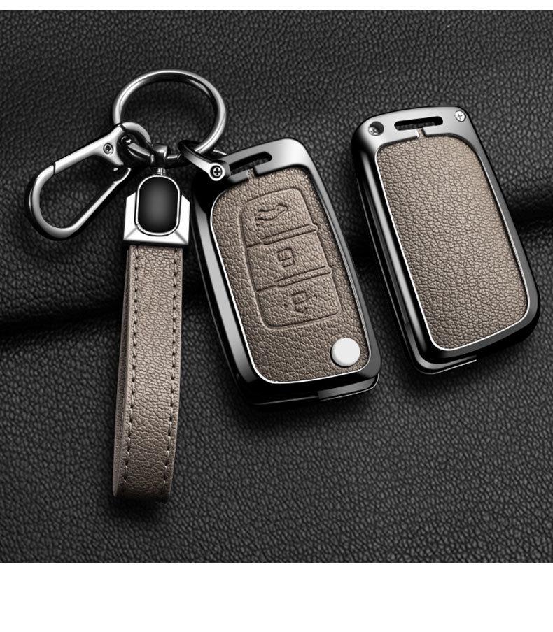 Metal Key Cover for Geely Xingyue L24, Xingrui, Boyue, Binyue, Binrui with Key Ring
