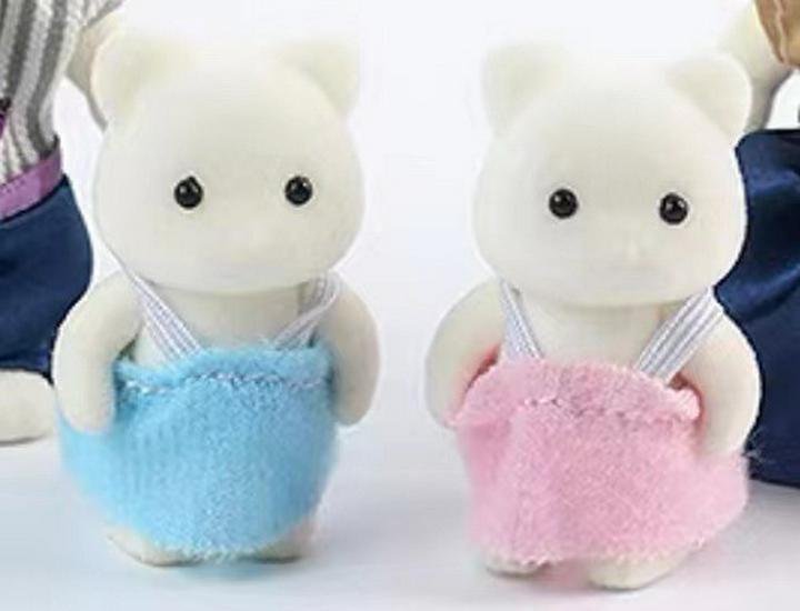 Senbel Mini Rabbit Doll Clothes Accessories for Children's Play House Set