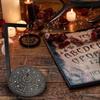 Pendulum Display Stand Wooden Crystal Pendulum Hanger Pendulum Altar Board Witch Ornament Stones Pendulum Holder for Spiritual Cleansing Tarot
