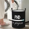 Phd In Progress Foldable Laundry Baskets Dirty Clothes Toys Storage Basket Large Waterproof Bag