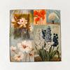 Wool Scarf Women'S Spring Summer Foreign Style Fashion Double-Sided Two-Color Shawl Silk Wool Small Square Scarf