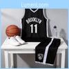 Ensemble de maillots de basket Kyrie Irving pour enfants en tissu polyester pour le sport et la remise en forme